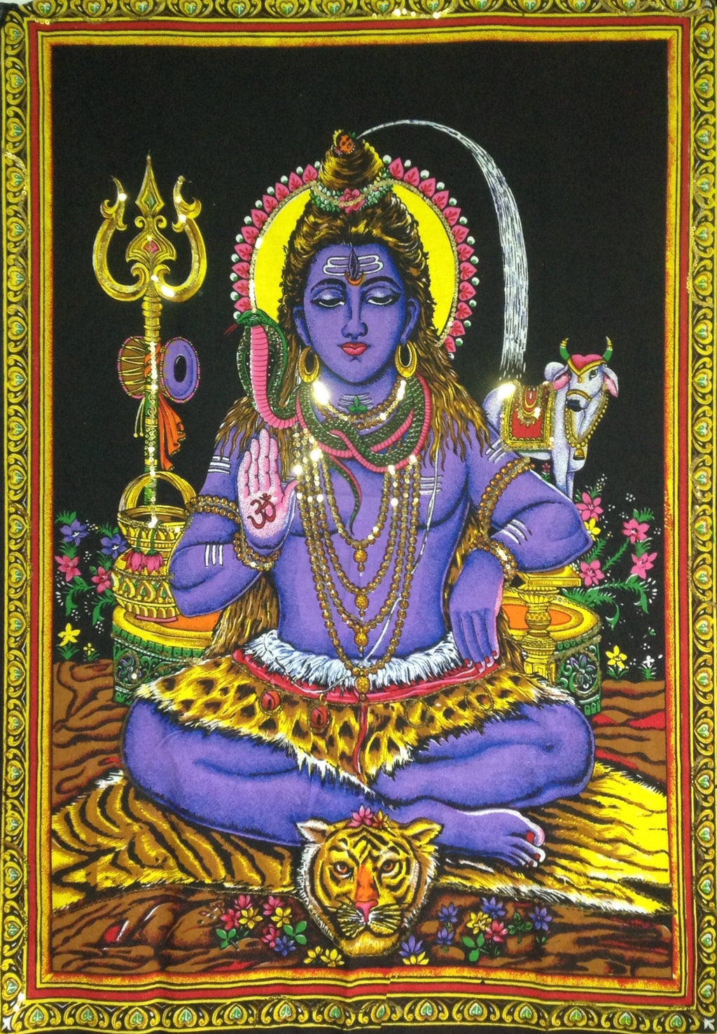 Beautiful Wall Hanging Poster of Goddess Durga Mahishasura