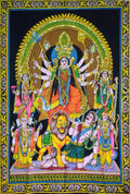 Beautiful Wall Hanging Poster of Goddess Durga Mahishasura