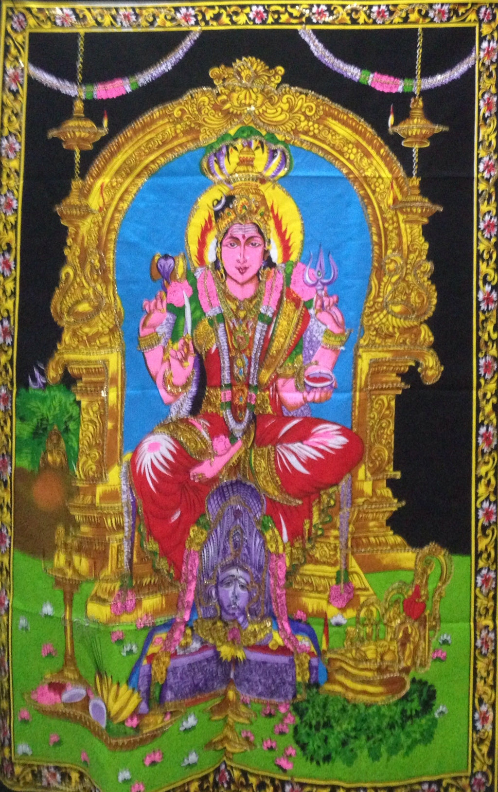Beautiful Wall Hanging Poster of Goddess Durga Mahishasura